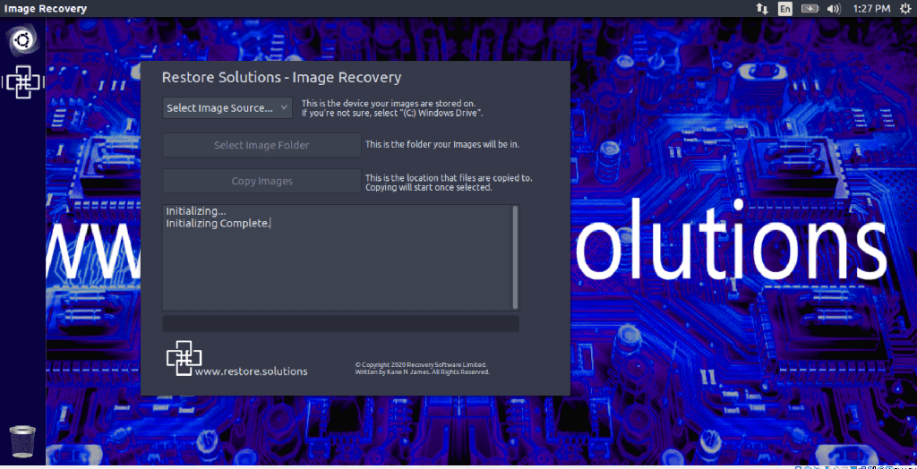 image photo recovery select device screen