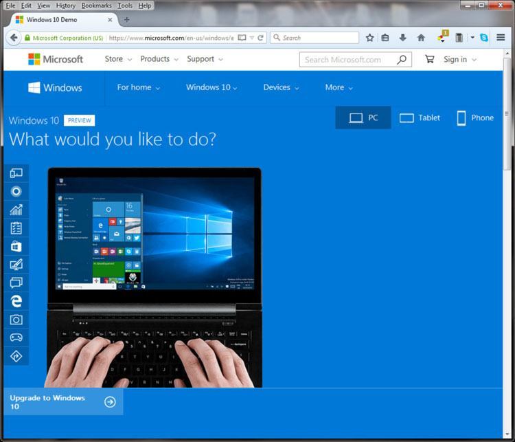 Windows 10 Laptop Demo
