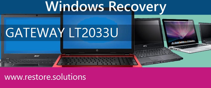 Gateway LT 2033u Netbook recovery