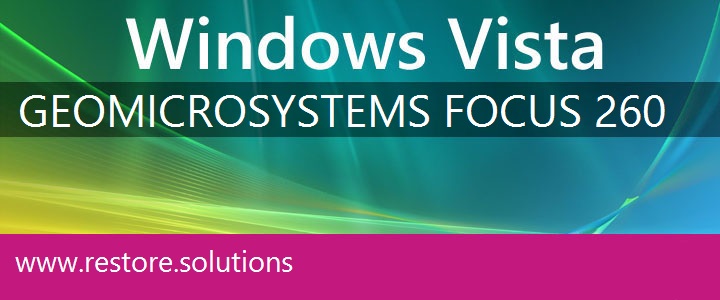 Geo Microsystems Focus 260 Windows Vista