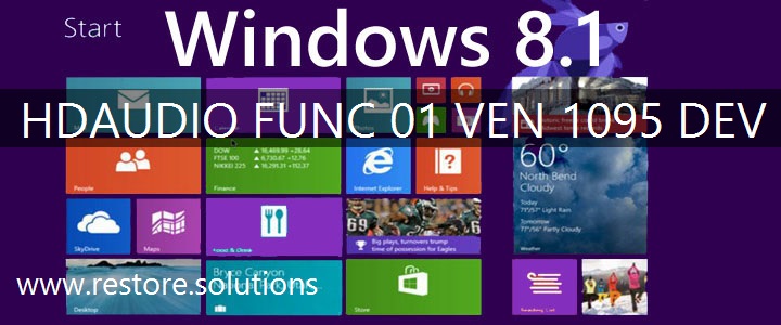 HDAUDIO\FUNC_01&VEN_1095&DEV_1392 Windows 8.1 Drivers