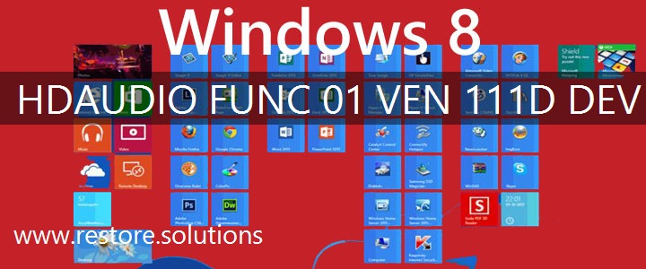 HDAUDIO\FUNC_01&VEN_111D&DEV_76B2 Windows 8 Drivers