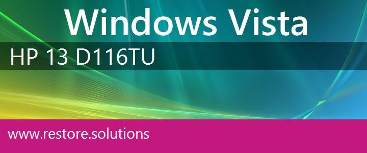 HP 13-D116TU Windows Vista
