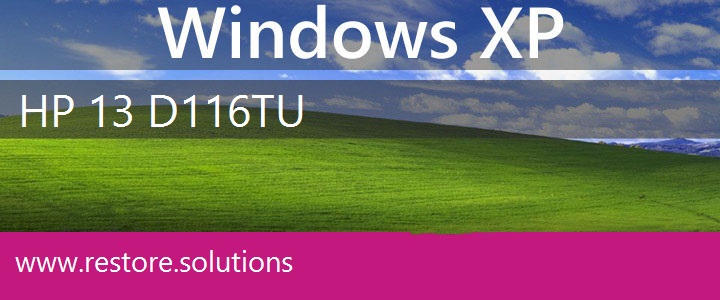 HP 13-D116TU Windows XP