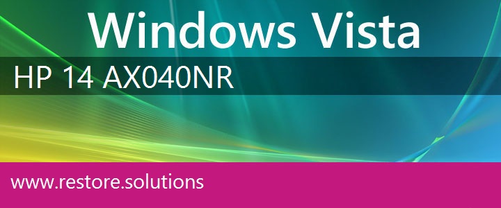 HP 14-AX040NR Windows Vista