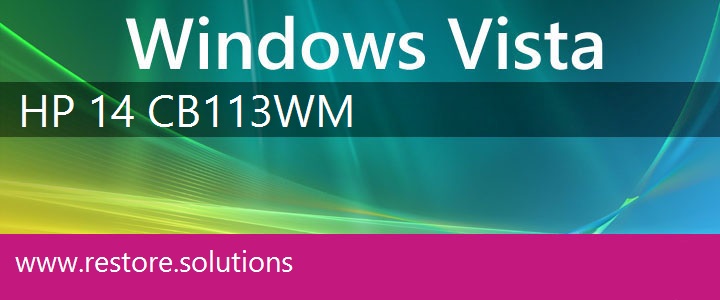 HP 14-CB113WM Windows Vista