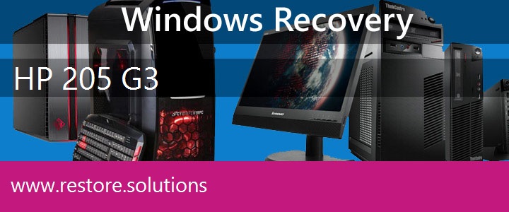 HP 205 G3 PC recovery