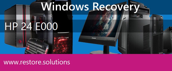 HP 24-e000 PC recovery