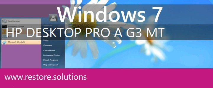 HP Desktop Pro A G3 MT Windows 7