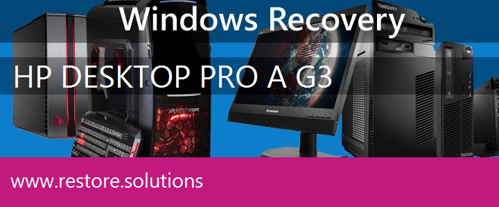 HP Desktop Pro A G3 PC recovery
