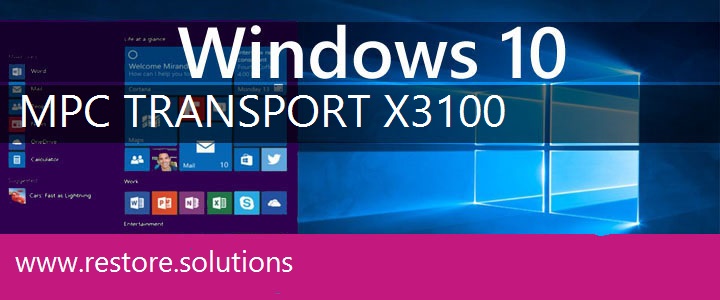 MPC TransPort X3100 Windows 10