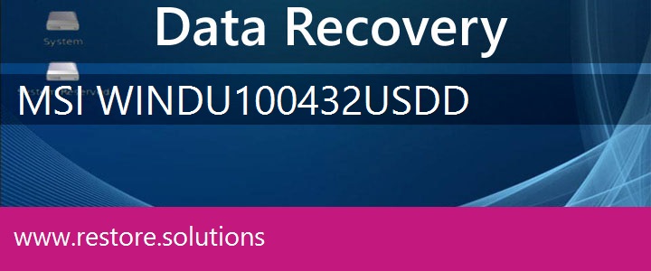 MSI Wind U100-432US Data Recovery 