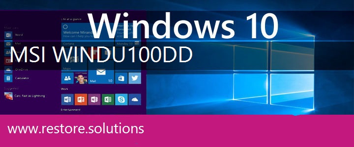 MSI Wind U100 Windows 10
