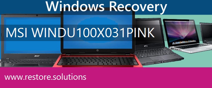 MSI Wind U100X-031 Pink Netbook recovery