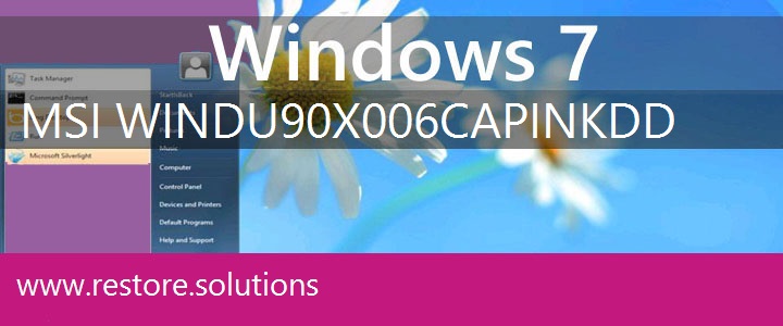MSI Wind U90X-006CA Pink Windows 7