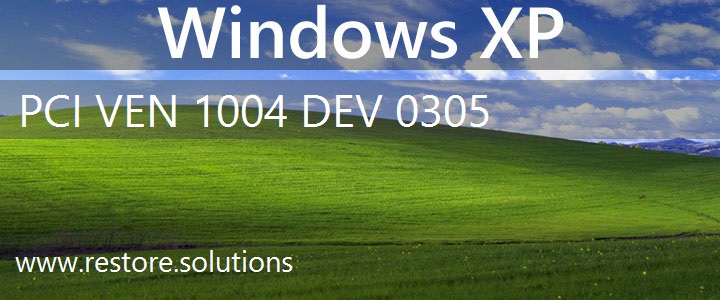 PCI\VEN_1004&DEV_0305 Windows XP Drivers