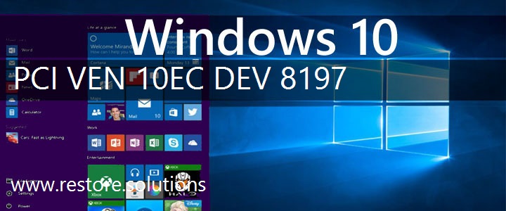 PCI\VEN_10EC&DEV_8197 Windows 10 Drivers
