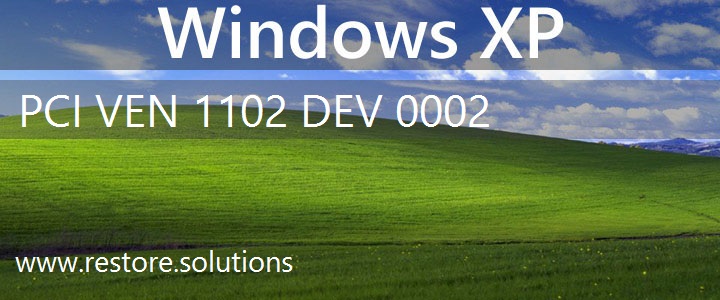 PCI\VEN_1102&DEV_0002 Windows XP Drivers