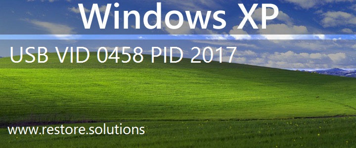 USB\VID_0458&PID_2017 Windows XP Drivers