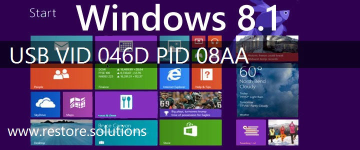 USB\VID_046D&PID_08AA Windows 8.1 Drivers