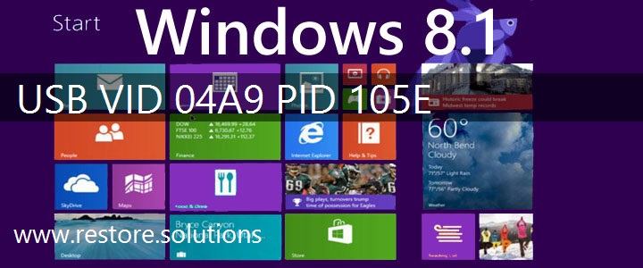 USB\VID_04A9&PID_105E Windows 8.1 Drivers