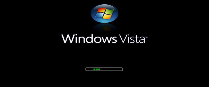 Black Windows Vista Desktop