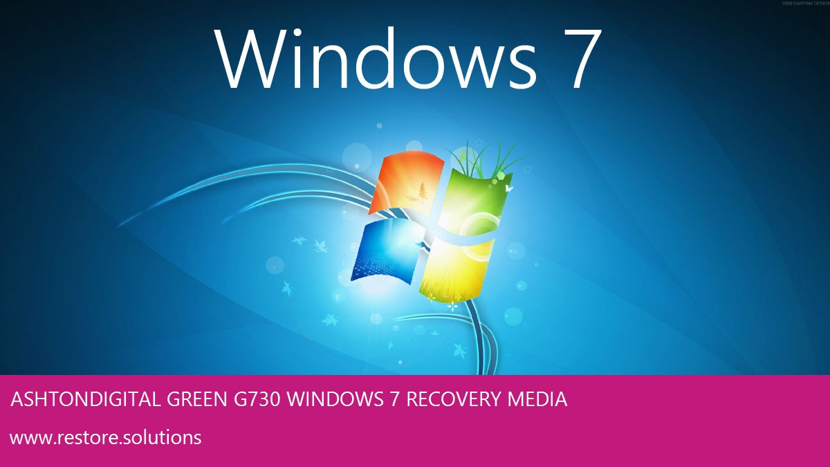 Ashton Digital Green G730 Windows® 7 screen shot