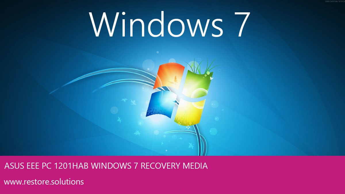 Asus Eee PC 1201HAB Windows® 7 screen shot