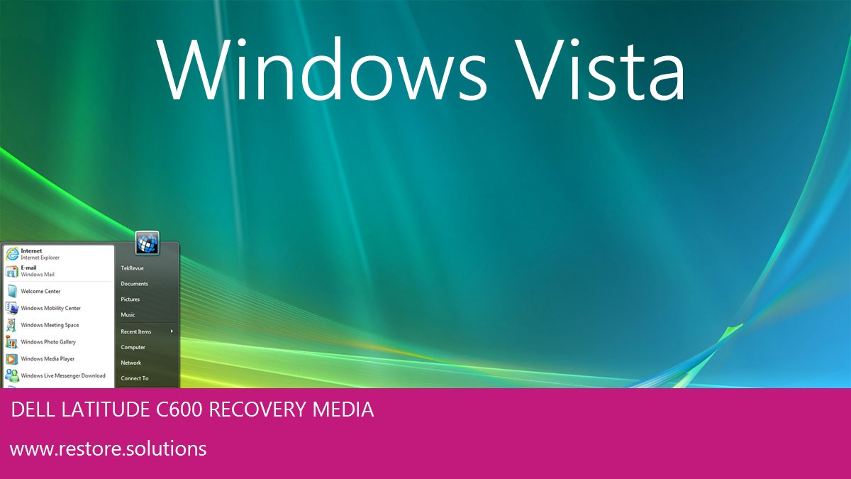 Dell Latitude C600 Windows® Vista screen shot