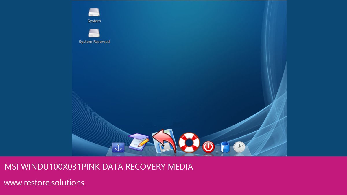 MSI Wind U100X-031 Pink data recovery