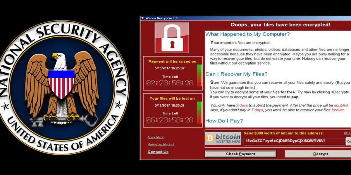 WaanaCry Screenshot NSA logo