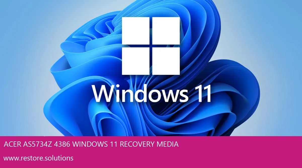 Acer AS5734Z-4386 Windows 11 screen shot