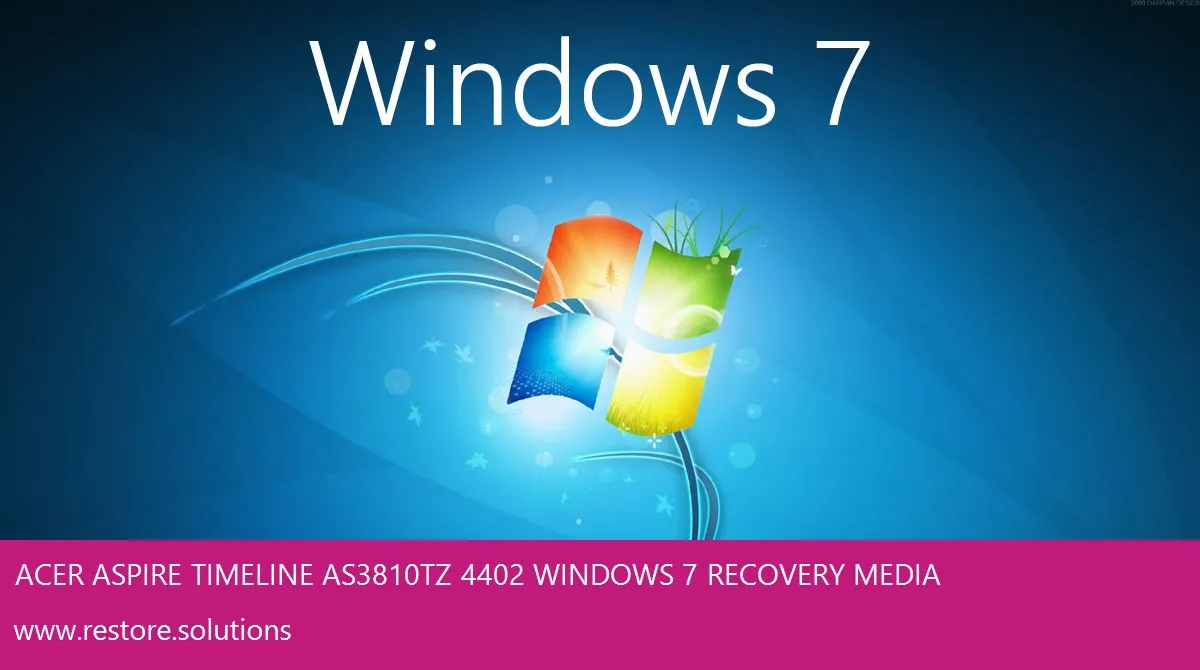 Acer Aspire Timeline AS3810TZ-4402 Windows 7 screen shot