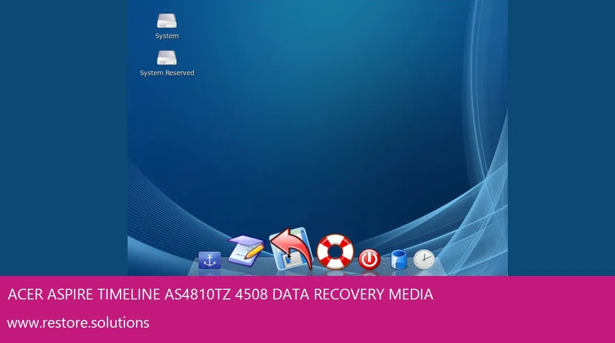 Acer Aspire Timeline AS4810TZ-4508 Windows Vista screen shot