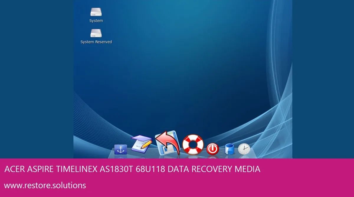 Acer Aspire TimelineX AS1830T-68U118 Windows Vista screen shot