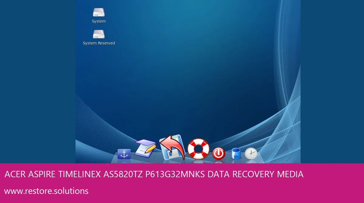 Acer Aspire TimelineX AS5820TZ-P613G32MNKS Windows Vista screen shot