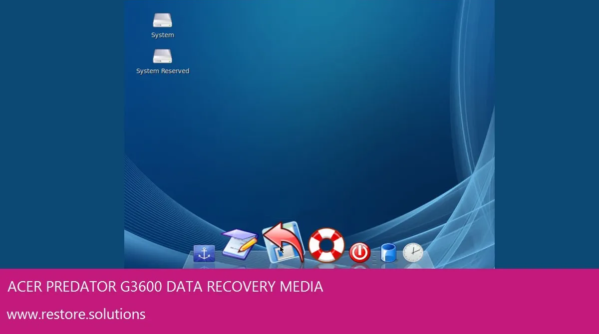 Acer Predator G3600 Windows Vista screen shot