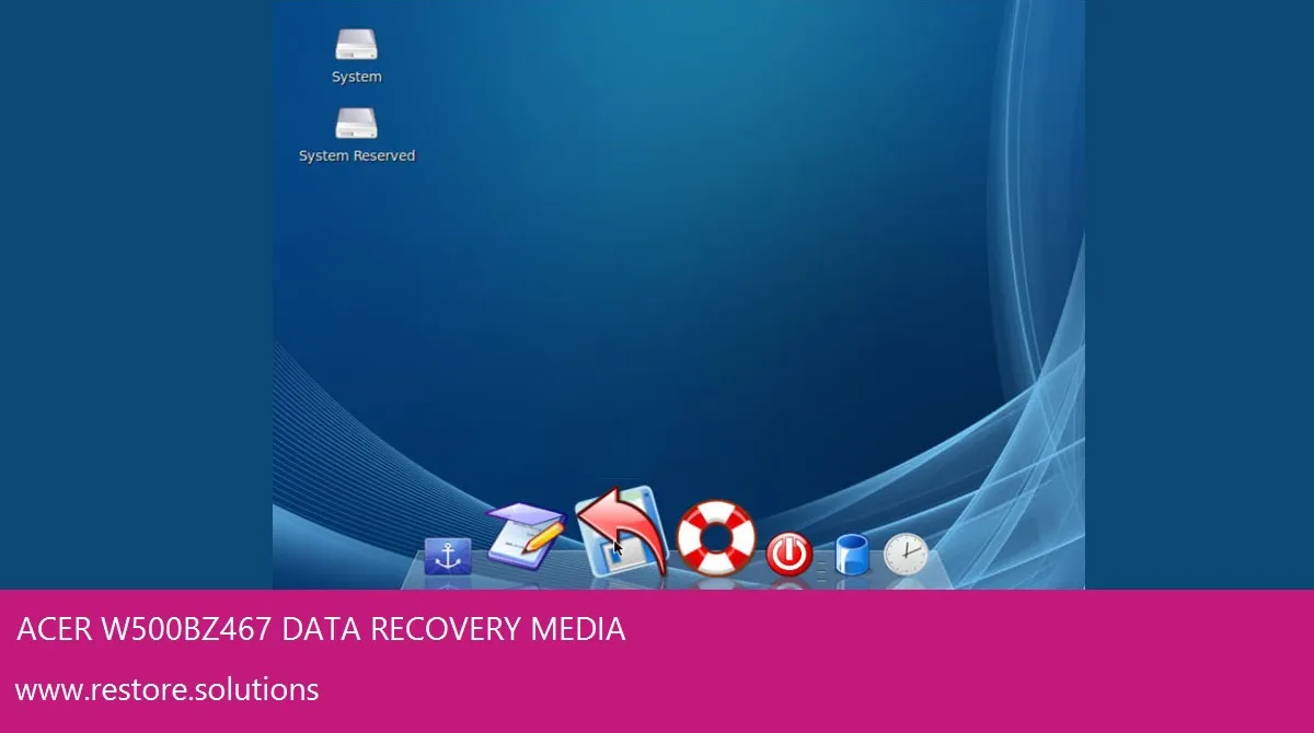 Acer W500-BZ467 Windows Vista screen shot