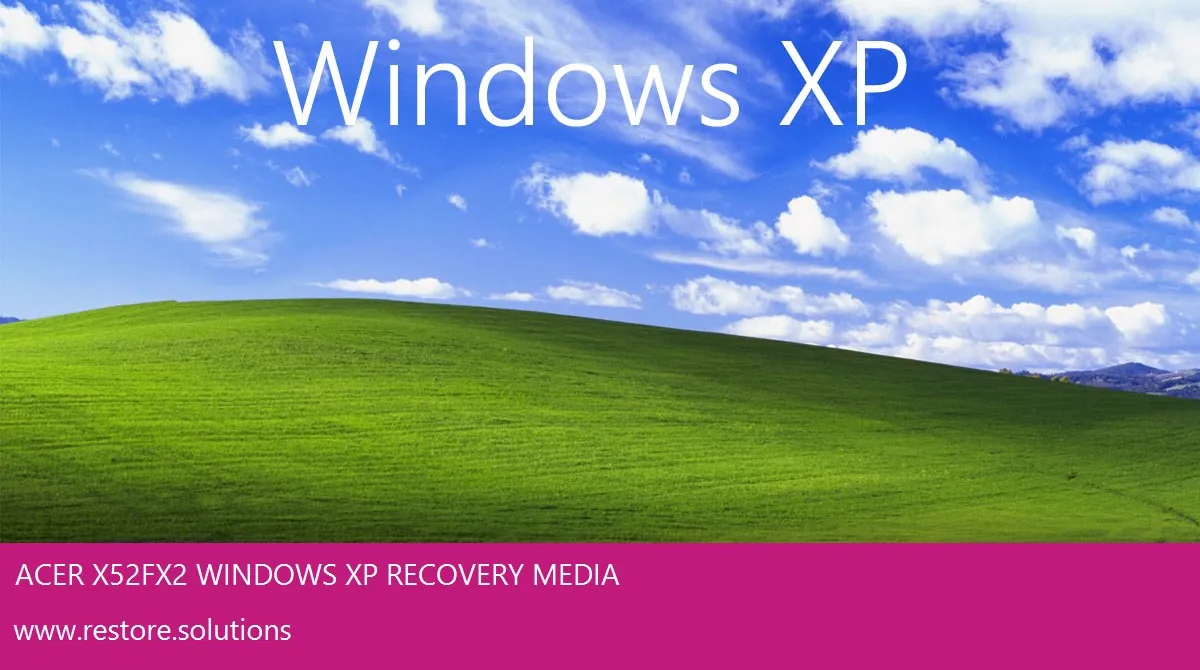 Acer X52FX2 Windows XP screen shot
