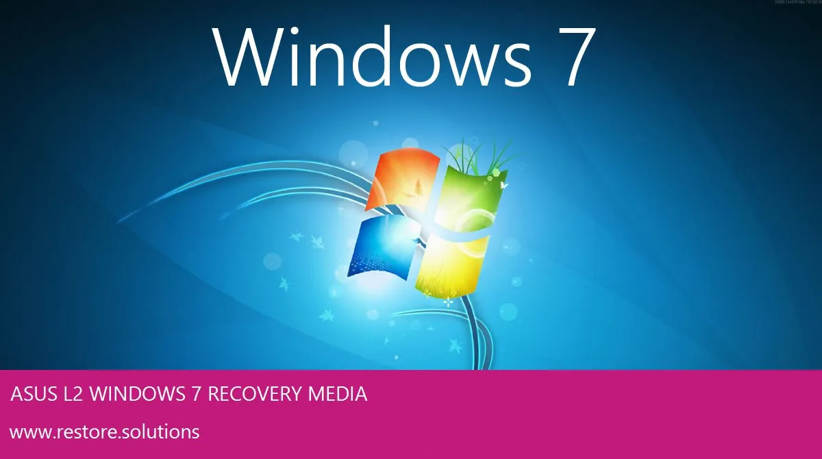 Asus L2 Windows 7 screen shot
