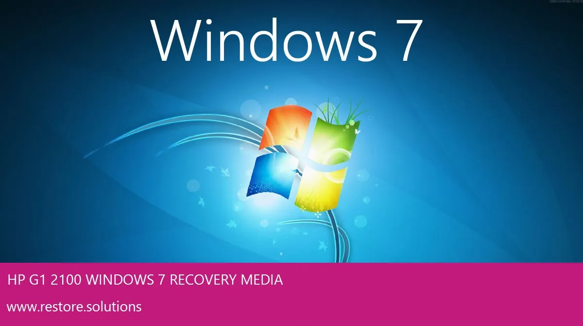 HP G1-2100 Windows 7 screen shot