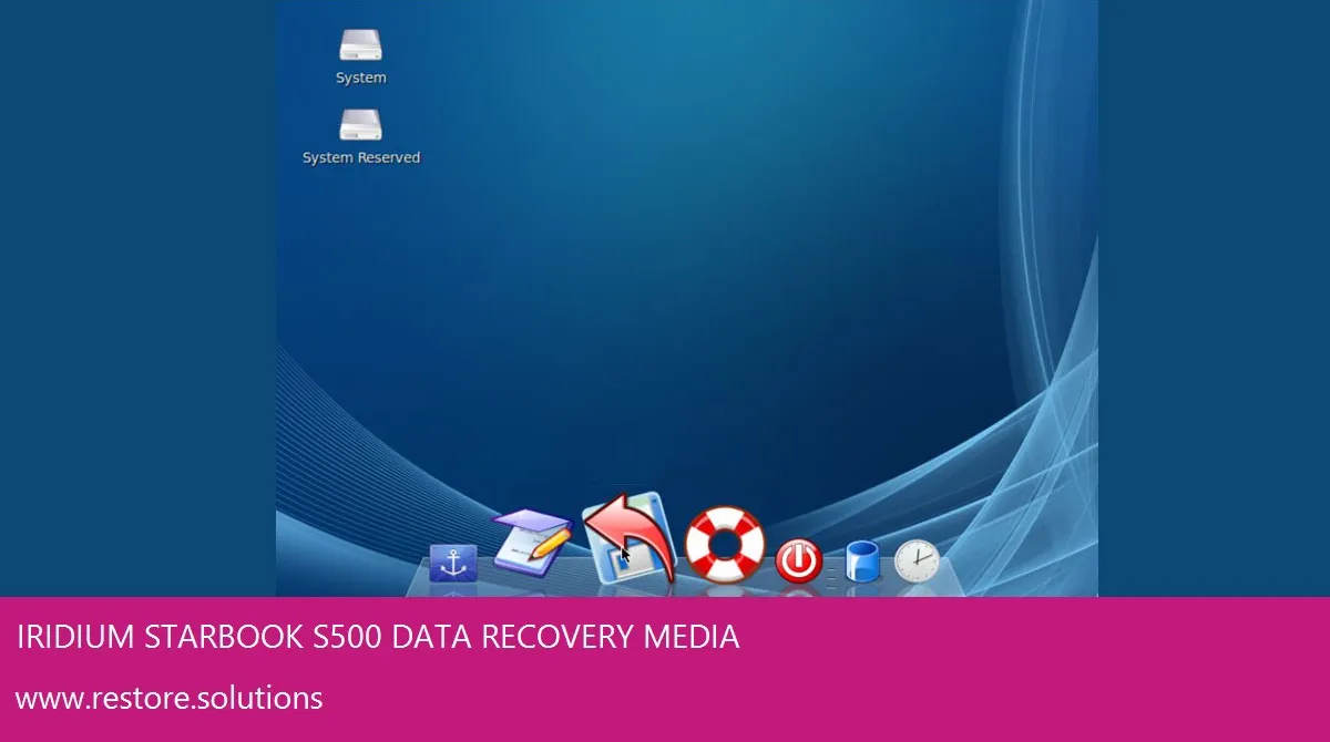 Iridium Starbook S500 Windows Vista screen shot