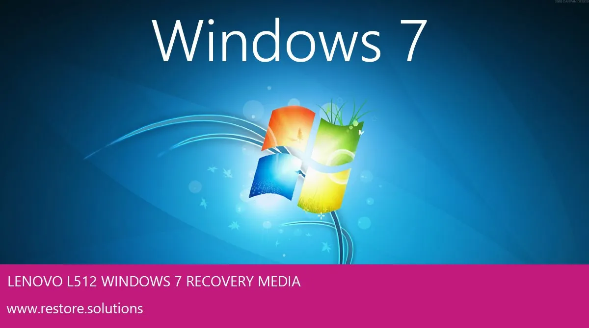 Lenovo L512 Windows 7 screen shot