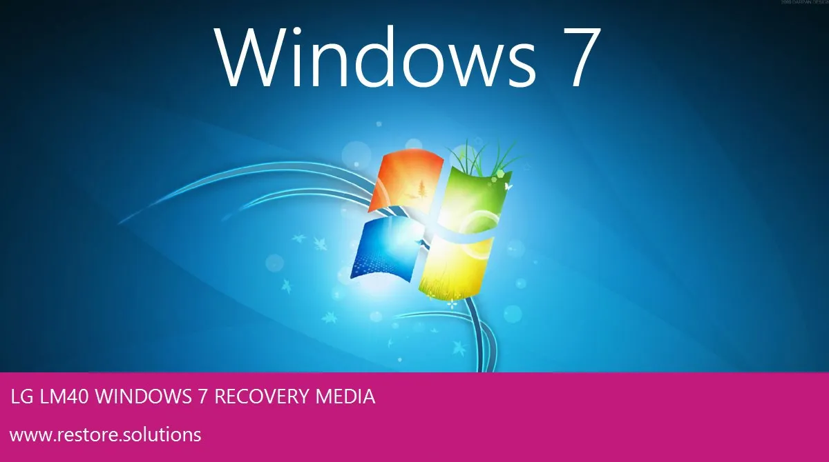LG LM40 Windows 7 screen shot