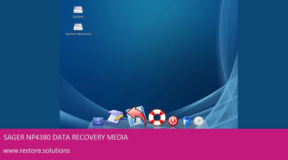 Sager NP4380 Windows Vista screen shot