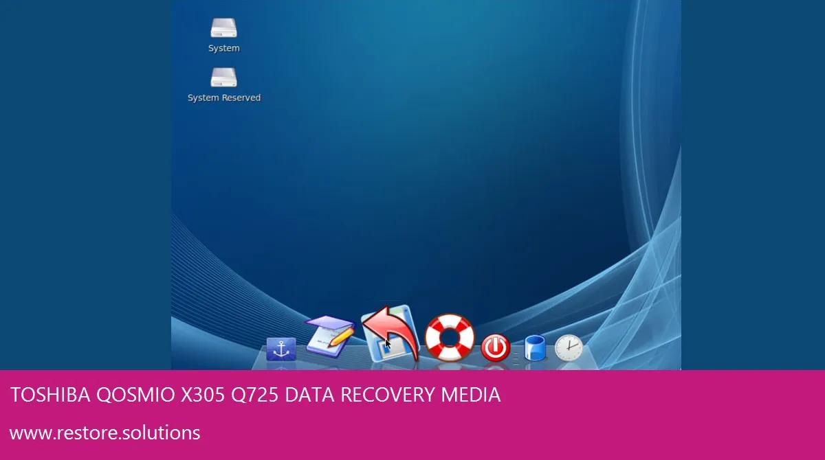 Toshiba Qosmio X305-Q725 Windows Vista screen shot