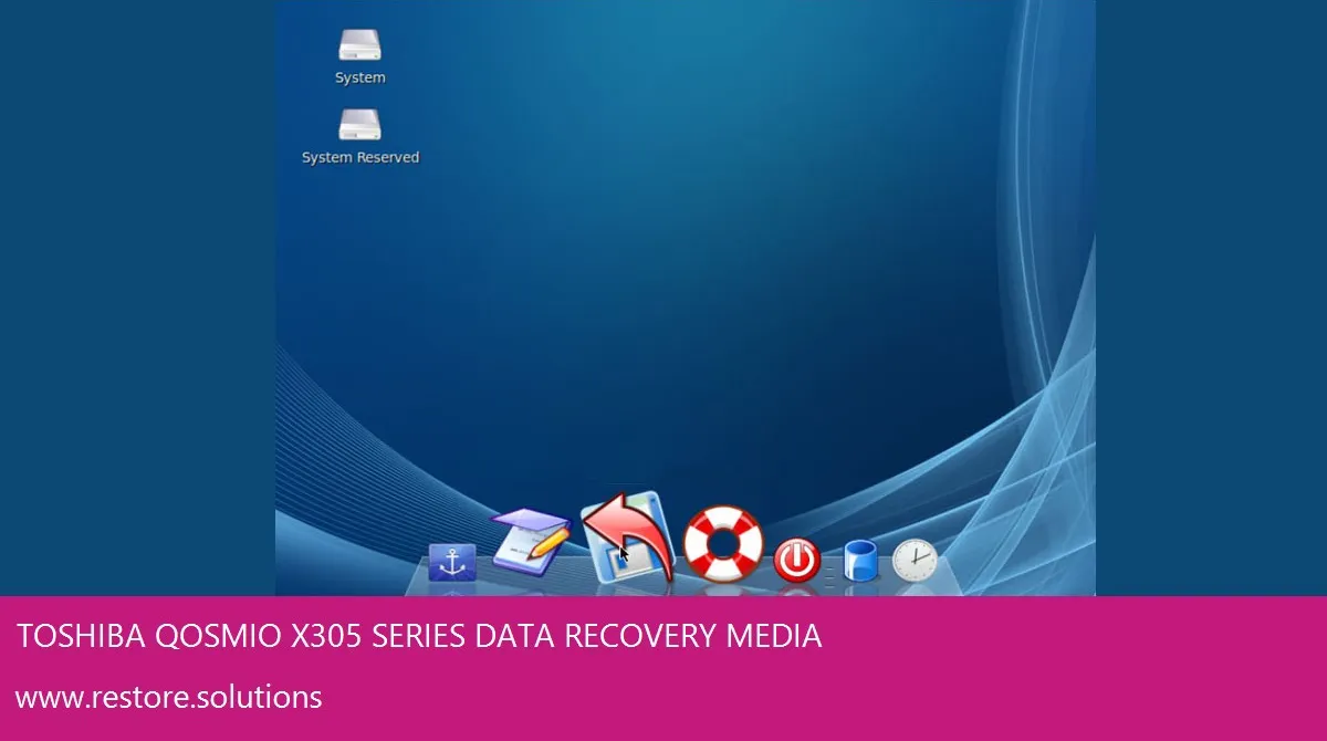 Toshiba Qosmio X305 Series Windows Vista screen shot
