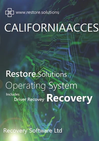 California Access usb recovery