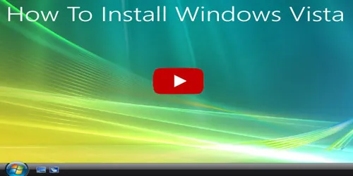 Windows® Vista factory reset