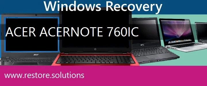 Acer AcerNote 760IC Laptop recovery